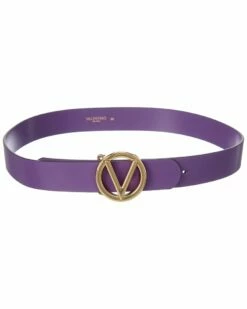 Valentino By Mario Valentino Giusy Leather Belt Women Belts