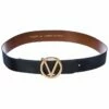 Valentino By Mario Valentino Giusy Soave Leather Belt Women Belts