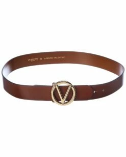 Valentino By Mario Valentino Giusy Soave Leather Belt Women Belts