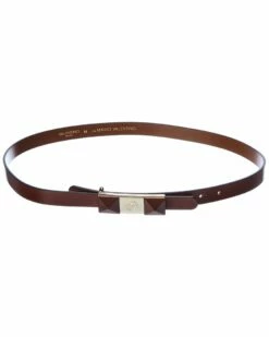 Valentino By Mario Valentino Lea Soave Leather Belt Women Belts