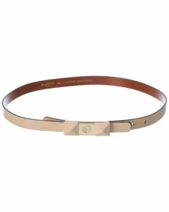 Valentino By Mario Valentino Lea Soave Leather Belt Women Belts