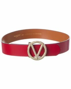 Valentino By Mario Valentino Giusy Soave Leather Belt Women Belts