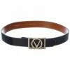 Valentino By Mario Valentino Dolly Soave Leather Belt Women Belts