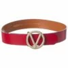 Valentino By Mario Valentino Giusy Soave Leather Belt Women Belts