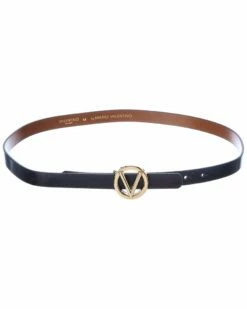 Valentino By Mario Valentino Baby Soave Leather Belt Women Belts