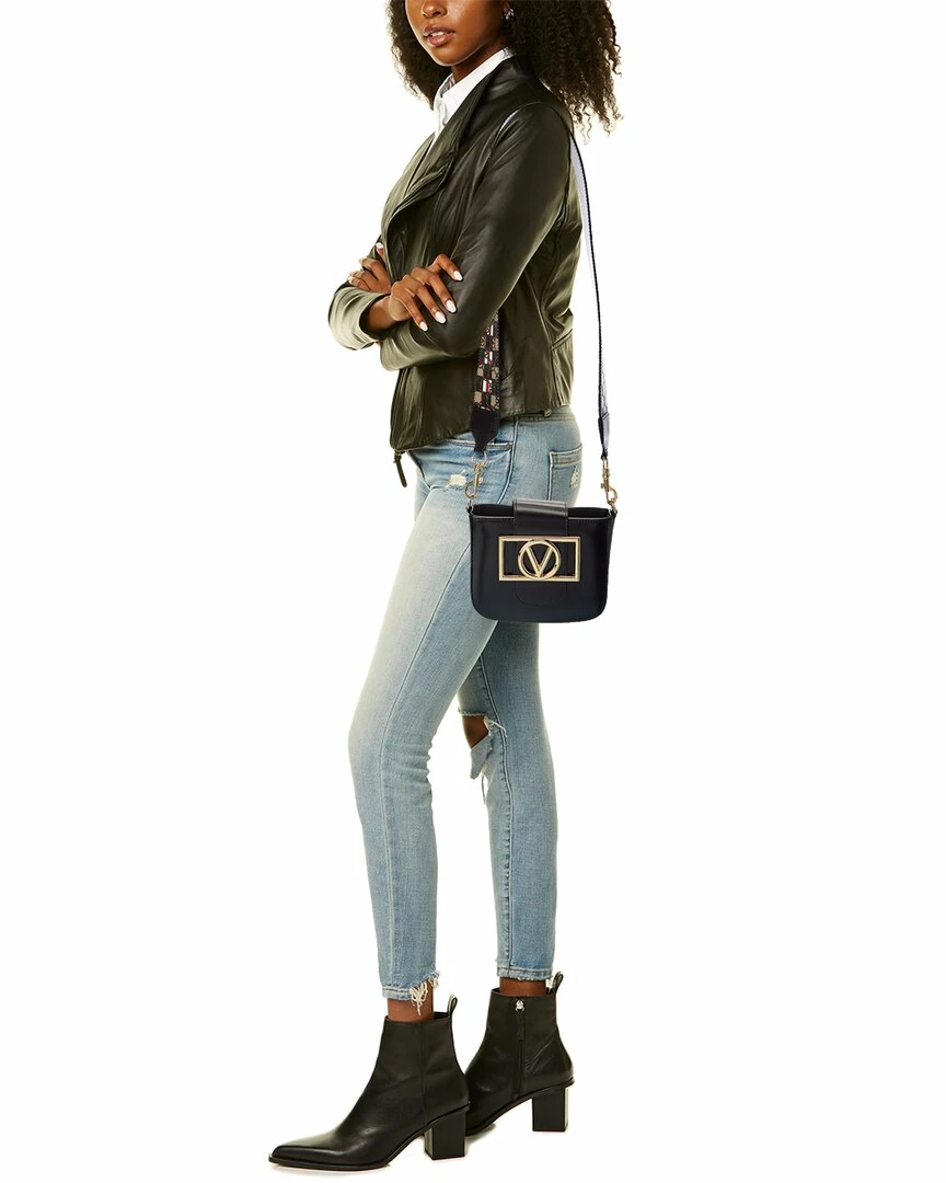 Valentino By Mario Valentino Paradis Rope Guitar Leather Crossbody Women Crossbody Bags 4 Valentino By Mario Valentino Paradis Rope Guitar Leather Crossbody Women Crossbody Bags - Image 4