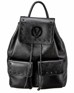Valentino By Mario Valentino Simeon Preciosa Dollaro Leather Backpack Women Backpacks