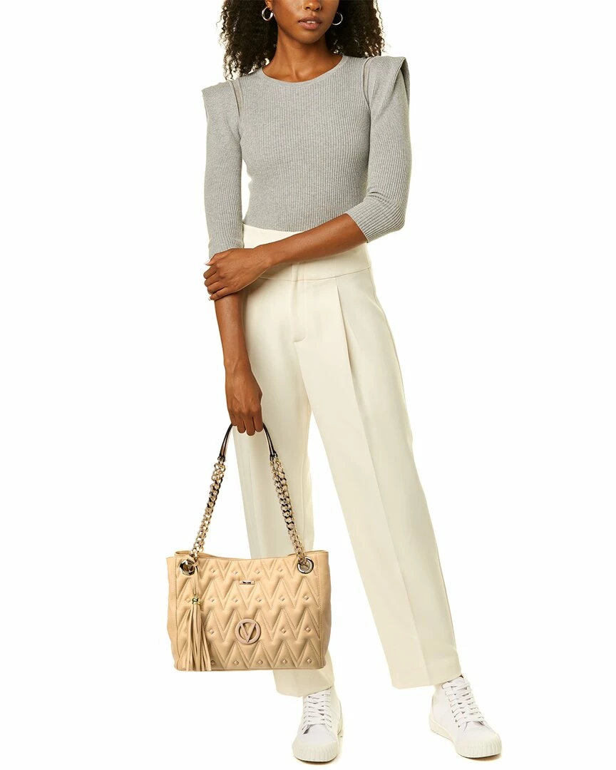 Valentino By Mario Valentino Luisa Diamond Leather Shoulder Bag Women Shoulder Bags 4 Valentino By Mario Valentino Luisa Diamond Leather Shoulder Bag Women Shoulder Bags - Image 4