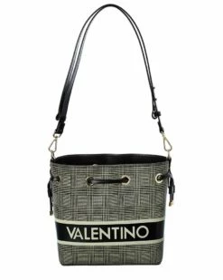 Valentino By Mario Valentino Karl Price Of Wales Leather Shoulder Bag Women Shoulder Bags