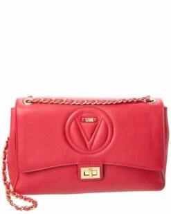 Valentino By Mario Valentino Posh Signature Leather Shoulder Bag Women Shoulder Bags