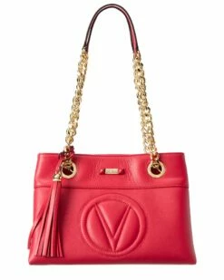 Valentino By Mario Valentino Leather Shoulder Bag Women Shoulder Bags