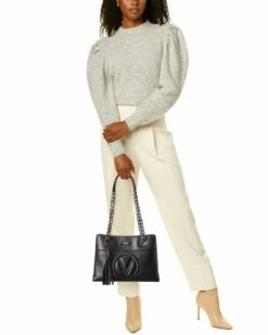 Valentino By Mario Valentino Kali Signature Leather Shoulder Bag Women Shoulder Bags -Valentino sale store 1160315694 RLLZ 4