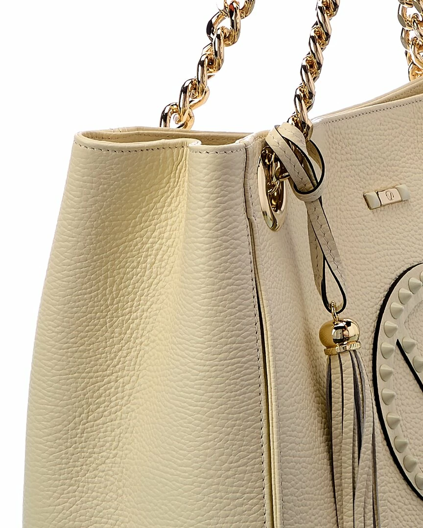 Valentino By Mario Valentino Luisa Rock Leather Shoulder Bag Women Shoulder Bags 3 Valentino By Mario Valentino Luisa Rock Leather Shoulder Bag Women Shoulder Bags - Image 3