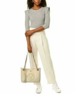 Valentino By Mario Valentino Luisa Rock Leather Shoulder Bag Women Shoulder Bags 7 Valentino By Mario Valentino Luisa Rock Leather Shoulder Bag Women Shoulder Bags -Valentino sale store 1160315713 RLLZ 4