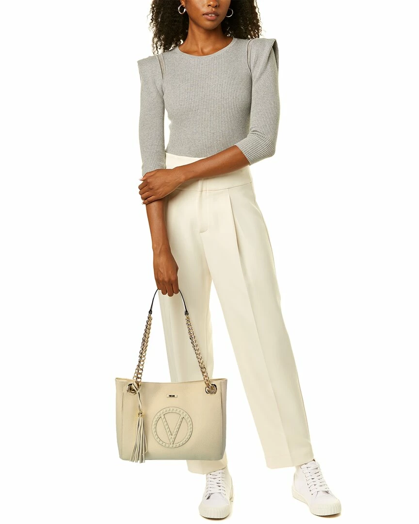 Valentino By Mario Valentino Luisa Rock Leather Shoulder Bag Women Shoulder Bags 4 Valentino By Mario Valentino Luisa Rock Leather Shoulder Bag Women Shoulder Bags - Image 4