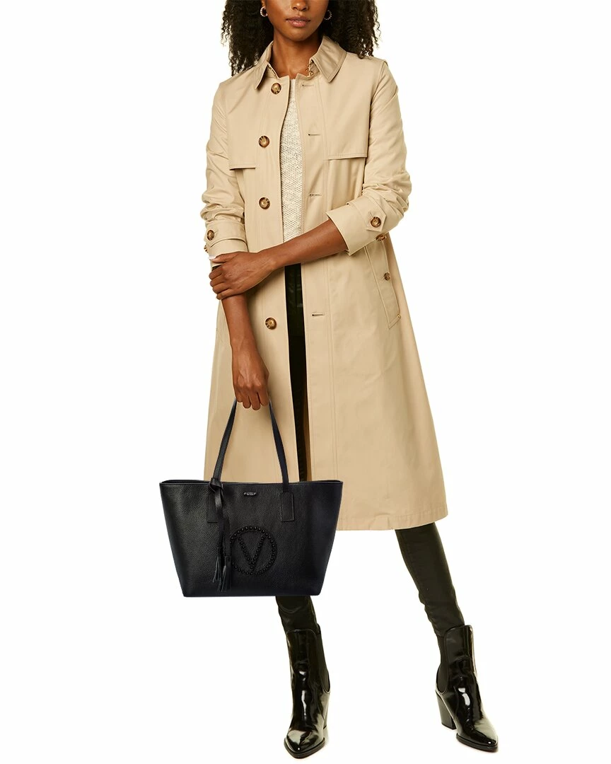 Valentino By Mario Valentino Soho Rock Leather Tote Women Totes 4 Valentino By Mario Valentino Soho Rock Leather Tote Women Totes - Image 4