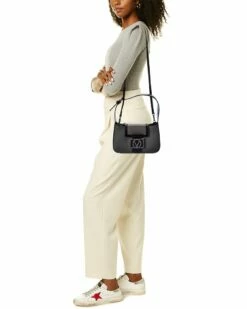 Valentino By Mario Valentino Vivien V Emblem Leather Shoulder Bag Women Shoulder Bags -Valentino sale store 1160315734 RLLZ 4