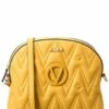 Valentino By Mario Valentino Diana Diamond Leather Crossbody Women Crossbody Bags