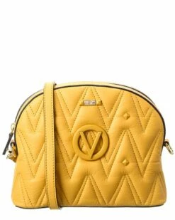 Valentino By Mario Valentino Diana Diamond Leather Crossbody Women Crossbody Bags