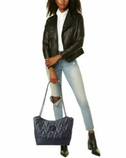 Valentino By Mario Valentino Violetta Diamond Leather Tote Women Totes -Valentino sale store 1160315768 RLLZ 4