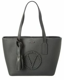 Valentino By Mario Valentino Prince Rock Leather Tote Women Totes