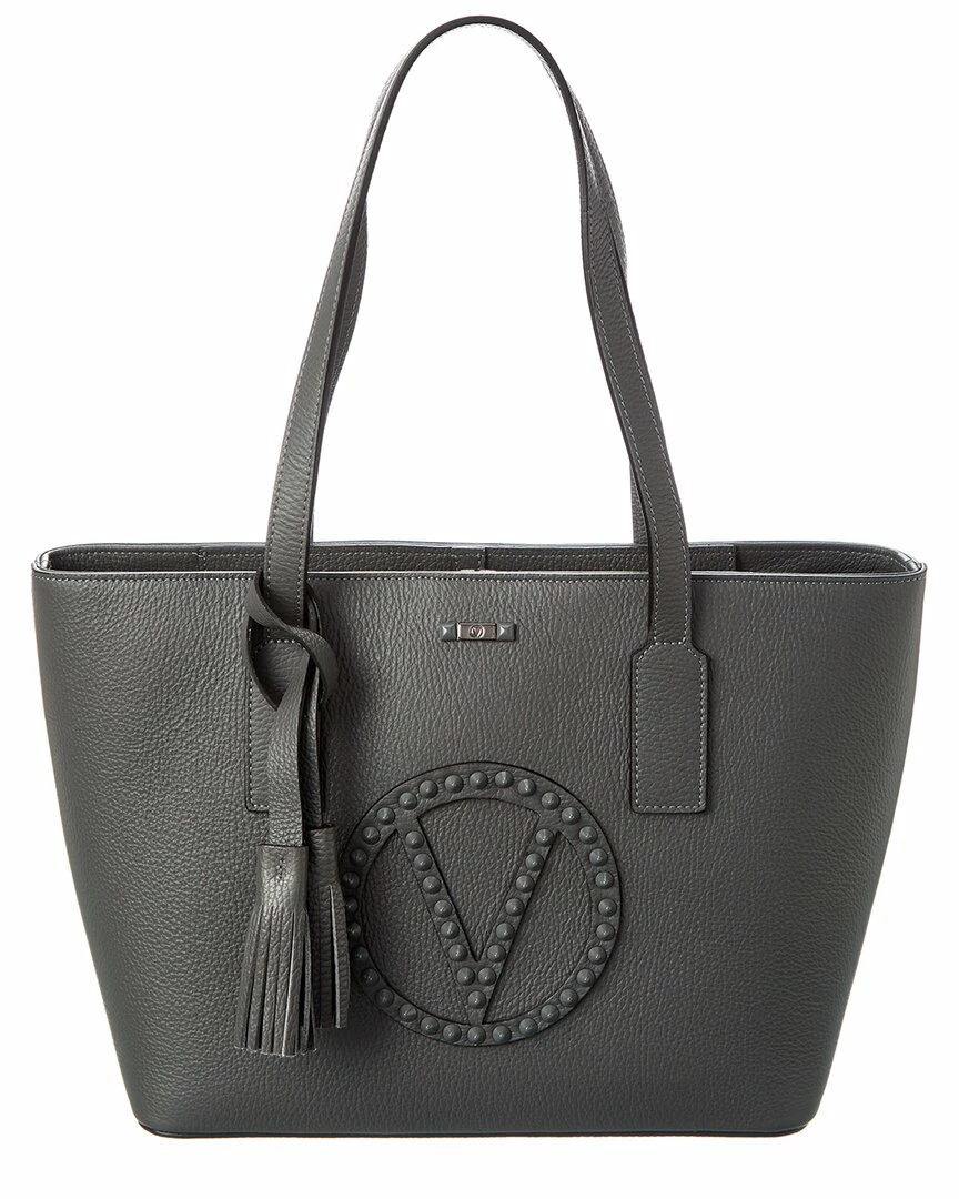 Valentino By Mario Valentino Prince Rock Leather Tote Women Totes 1 Valentino By Mario Valentino Prince Rock Leather Tote Women Totes