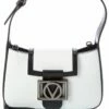 Valentino By Mario Valentino Vivien V Emblem Leather Shoulder Bag Women Shoulder Bags