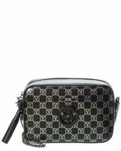 Valentino By Mario Valentino Babette Monogram Leather Crossbody Women Crossbody Bags