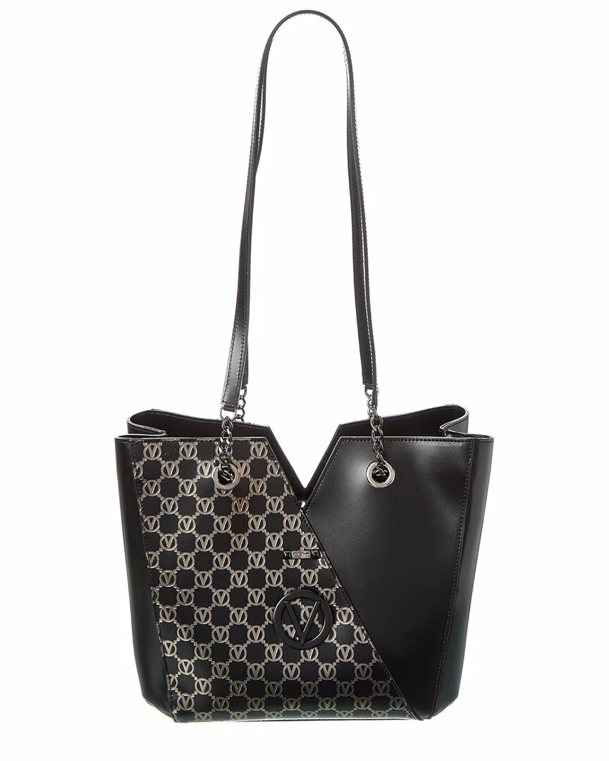 Valentino By Mario Valentino Sandrine Monogram Leather Shoulder Bag Women Shoulder Bags 1 Valentino By Mario Valentino Sandrine Monogram Leather Shoulder Bag Women Shoulder Bags