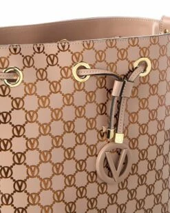 Valentino By Mario Valentino Karl Monogram Leather Bucket Bag Women Bucket Bags -Valentino sale store 1160315900 RLLZ 3