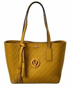 Valentino By Mario Valentino Prince Dollaro Leather Tote Women Totes