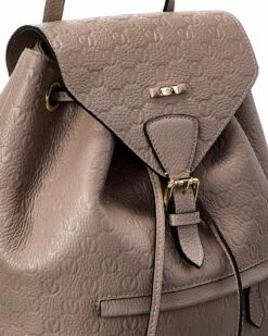 Valentino By Mario Valentino Leon Dollaro Leather Bucket Bag Women Backpacks -Valentino sale store 1160315933 RLLZ 3