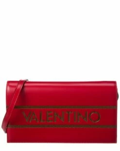 Valentino By Mario Valentino Lena Lavoro Leather Shoulder Bag Women Shoulder Bags