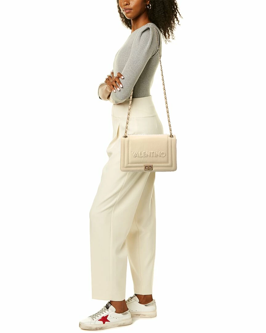 Valentino By Mario Valentino Alice Embossed Leather Shoulder Bag Women Shoulder Bags 4 Valentino By Mario Valentino Alice Embossed Leather Shoulder Bag Women Shoulder Bags - Image 4