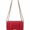 Valentino By Mario Valentino Beatriz Embossed Leather Shoulder Bag Women Shoulder Bags