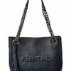 Valentino By Mario Valentino Luisa Embossed Leather Shoulder Bag Women Shoulder Bags