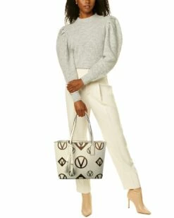 Valentino By Mario Valentino Soho Magnus Leather Tote Women Totes 7 Valentino By Mario Valentino Soho Magnus Leather Tote Women Totes -Valentino sale store 1160316056 RLLZ 4