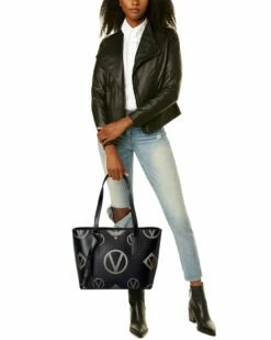Valentino By Mario Valentino Prince Magnus Leather Tote Women Totes -Valentino sale store 1160316057 RLLZ 4