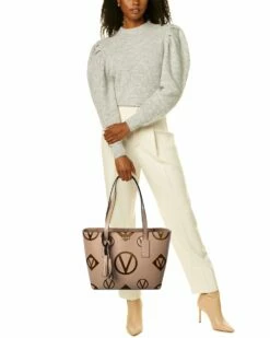 Valentino By Mario Valentino Prince Magnus Leather Tote Women Totes -Valentino sale store 1160316058 RLLZ 4