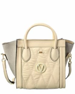Valentino By Mario Valentino Ade Matelasse Leather Tote Women Totes