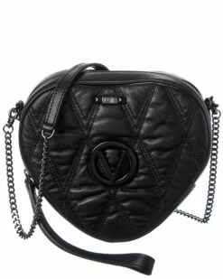 Valentino By Mario Valentino Mon Coeur Matelasse Leather Shoulder Bag Women Shoulder Bags