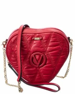 Valentino By Mario Valentino Mon Coeur Matelasse Leather Shoulder Bag Women Shoulder Bags