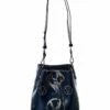 Valentino By Mario Valentino Karl Magnus Leather Bucket Bag Women Bucket Bags