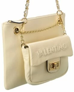 Valentino By Mario Valentino Jodie Embossed Leather Shoulder Bag Women Shoulder Bags -Valentino sale store 1160316081 RLLZ 3