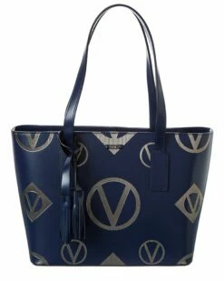 Valentino By Mario Valentino Prince Magnus Leather Tote Women Totes