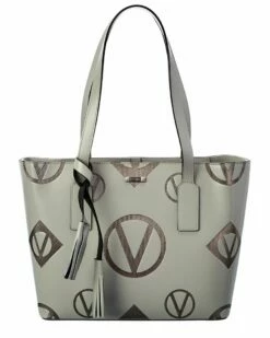 Valentino By Mario Valentino Prince Magnus Leather Tote Women Totes