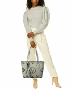 Valentino By Mario Valentino Prince Magnus Leather Tote Women Totes 7 Valentino By Mario Valentino Prince Magnus Leather Tote Women Totes -Valentino sale store 1160316084 RLLZ 4