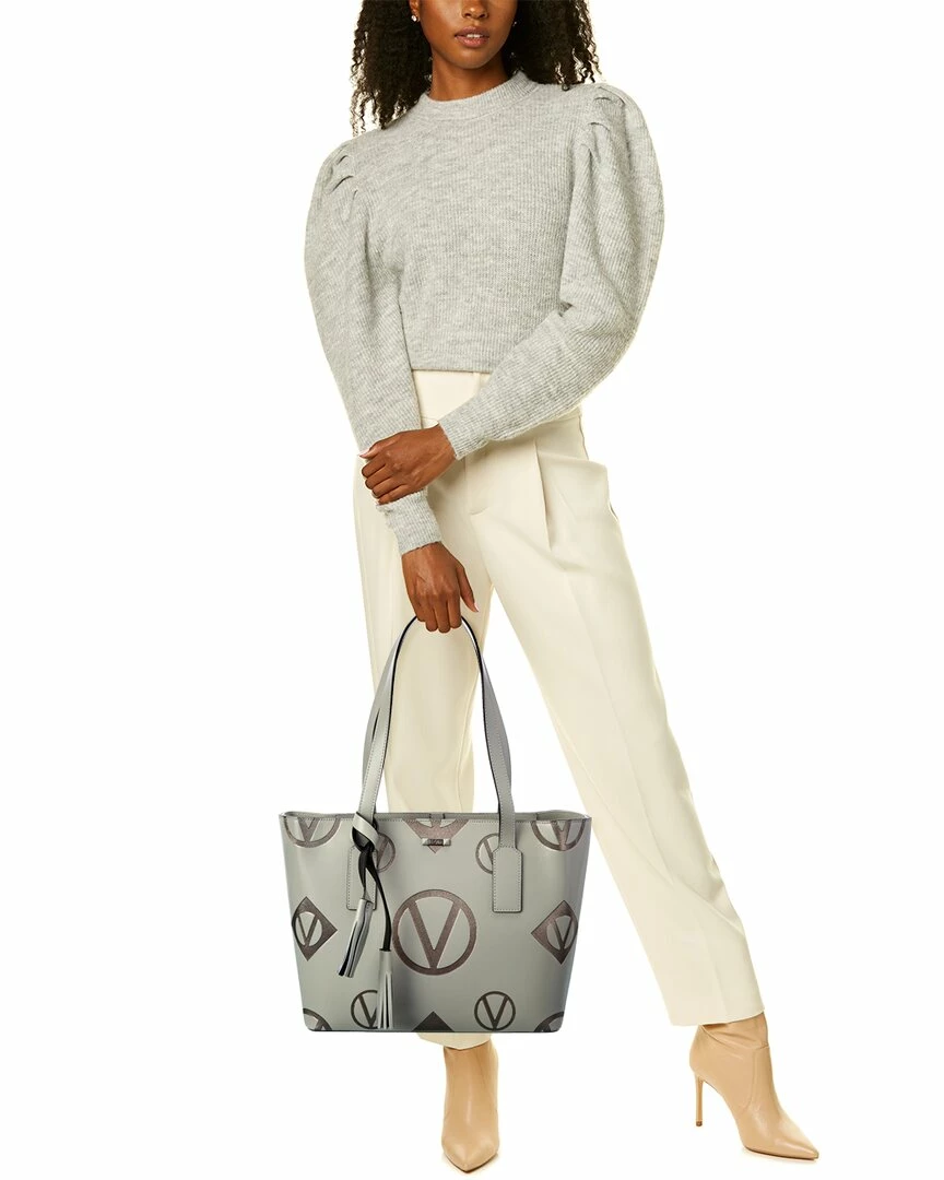 Valentino By Mario Valentino Prince Magnus Leather Tote Women Totes 4 Valentino By Mario Valentino Prince Magnus Leather Tote Women Totes - Image 4