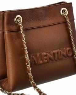Valentino By Mario Valentino Rita Embossed Leather Shoulder Bag Women Totes -Valentino sale store 1160316107 RLLZ 3