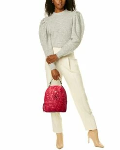 Valentino By Mario Valentino Roy Matelasse Leather Backpack Women Backpacks -Valentino sale store 1160316136 RLLZ 4